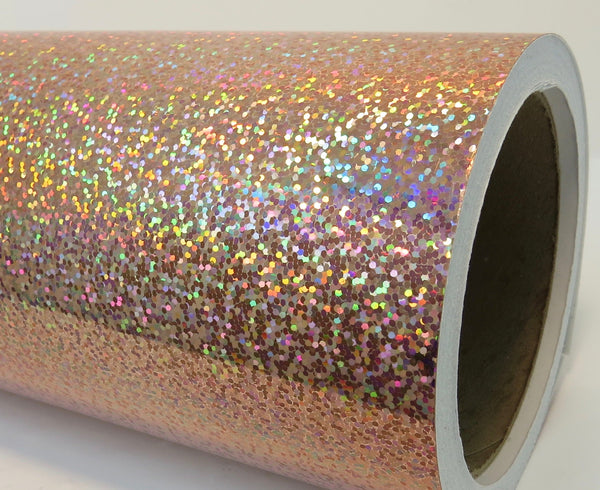 300 foot rolls of Holographic and Chrome Sign Vinyl, Choose Pattern and Color