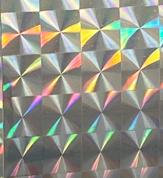 300 foot rolls of Holographic and Chrome Sign Vinyl, Choose Pattern and Color