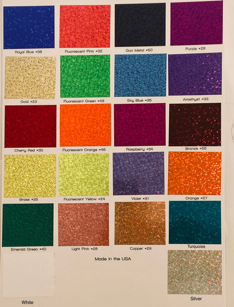 300 foot rolls of Holographic and Chrome Sign Vinyl, Choose Pattern and Color
