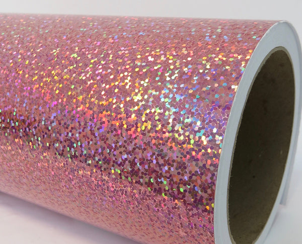 300 foot rolls of Holographic and Chrome Sign Vinyl, Choose Pattern and Color