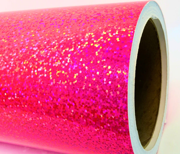 300 foot rolls of Holographic and Chrome Sign Vinyl, Choose Pattern and Color