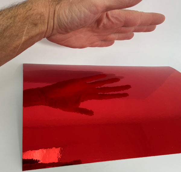 300 foot rolls of Holographic and Chrome Sign Vinyl, Choose Pattern and Color