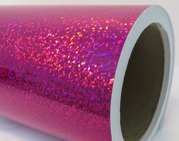 300 foot rolls of Holographic and Chrome Sign Vinyl, Choose Pattern and Color