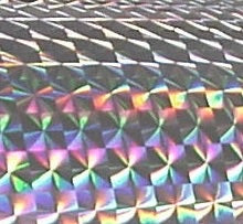 PRISM Holographic Sign Vinyl, 1/4" Mosaic,  Pick Color and Size,  12 and 24 inch wide rolls