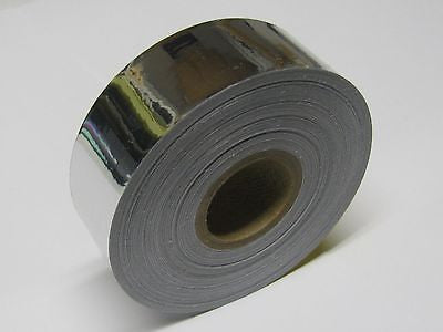 SuperBrite Polyester Chrome Tape, choose your size.  Near-Mirror Finish.