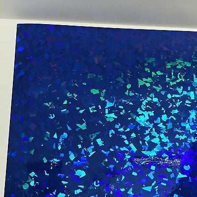 Small Sheets of  HoloCrystal Sign Vinyl , Holographic Crystal, Cracked Ice