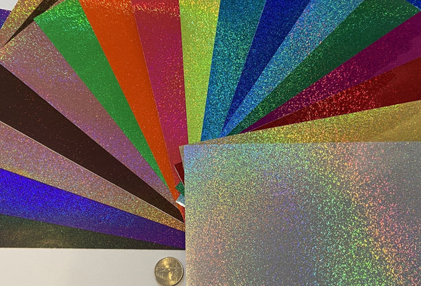 Stardust Hologlitter Pattern  Holographic Roll of Sign Vinyl