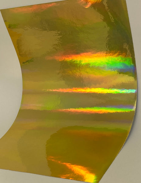 Oil Slick Rainbow Holographic Sign Vinyl, Choose Your Color and Size