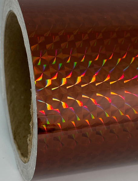 PRISM Holographic Sign Vinyl, 1/4" Mosaic,  Pick Color and Size,  12 and 24 inch wide rolls
