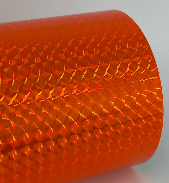 PRISM Holographic Sign Vinyl, 1/4" Mosaic,  Pick Color and Size,  12 and 24 inch wide rolls