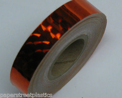 10 rolls of Prism Tape, 1/4 Inch x 25 ft, Your color choices, Holographic Mosaic