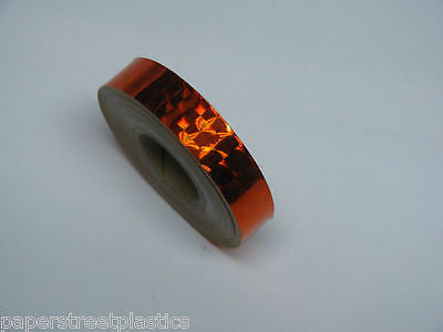 10 rolls of Prism Tape, 1/4 Inch x 25 ft, Your color choices, Holographic Mosaic