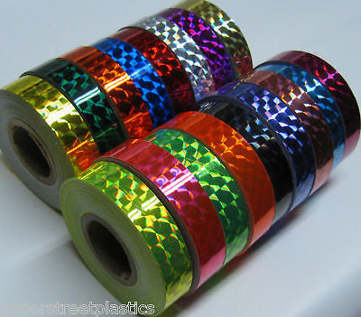 Prism Tape, 1/2 Inch x 25 feet, Holographic 1/4Mosaic Hoop Tape