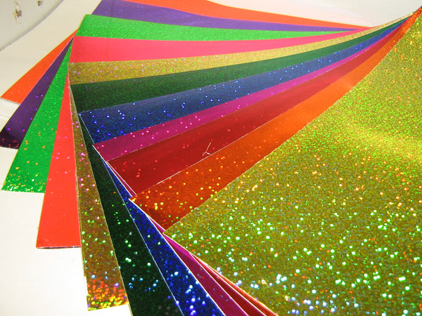 Bulk  Sheets of  Holographic Vinyls.  50 sheet minimum