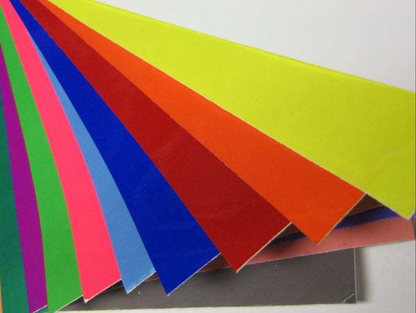 Reflective Sign Vinyl Sheets, 8x12 and 12x12 Inch, Choose Colors and Sizes