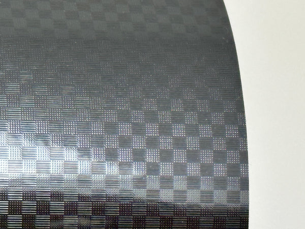 Carbon Fiber Sign Vinyl,  Choose style and size, sticky adhesive on back