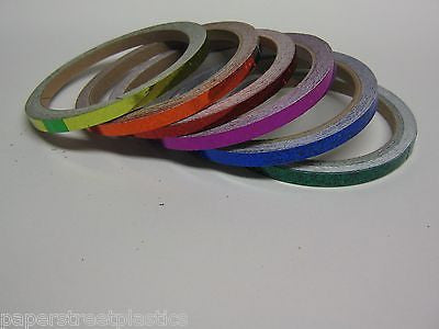 20 Chrome Tapes,  1/4 inch x 25 feet , all different colors