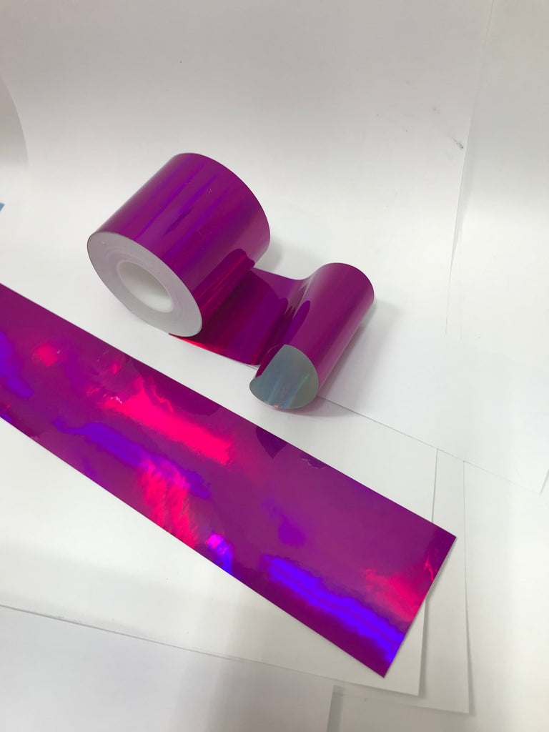 Slick Paper Surplus 1 inch x 300 feet Holographic Rainbow Oil Slick Tape – Paper ...