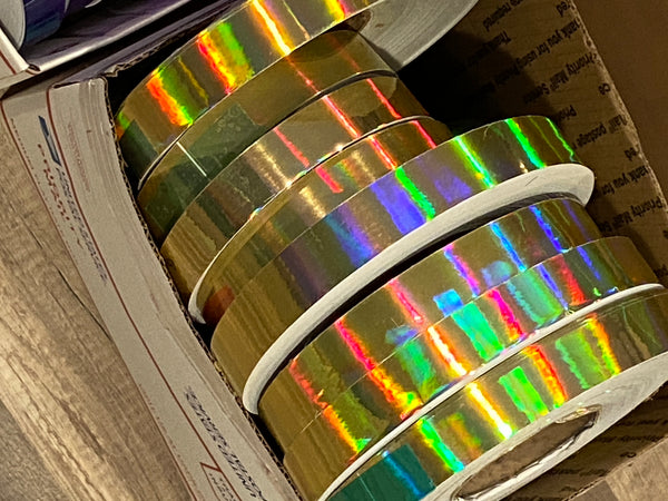 Surplus Tape, 1 inch wide x 150 feet, Rainbow, Leaf, Neons, and More