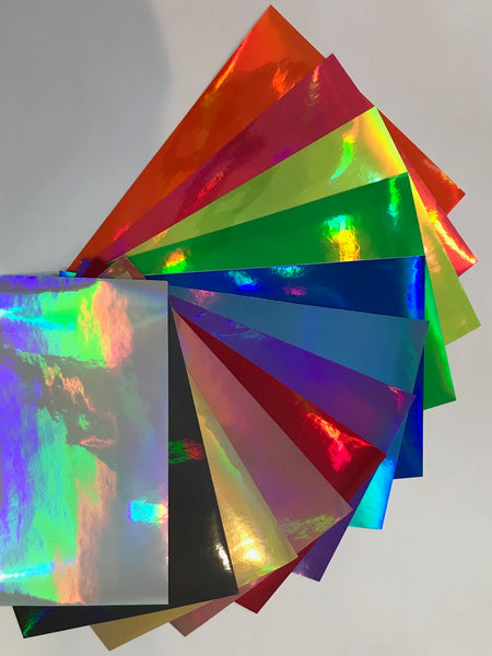 Bulk  Sheets of  Holographic Vinyls.  50 sheet minimum