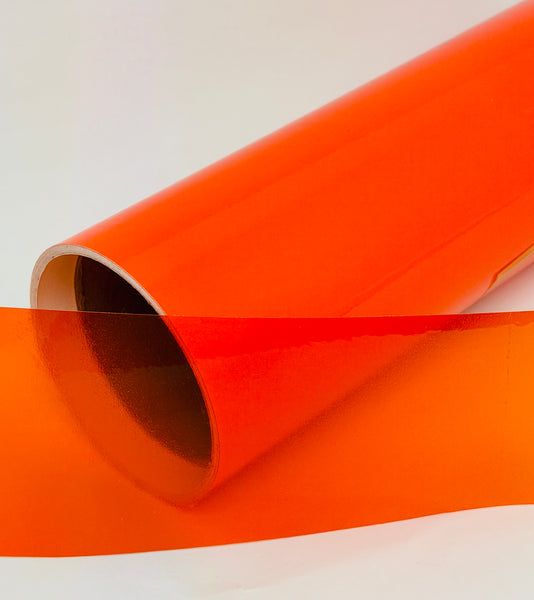 Transparent Sign Vinyl with Adhesive, choose your color and size, 24" and 12"  rolls