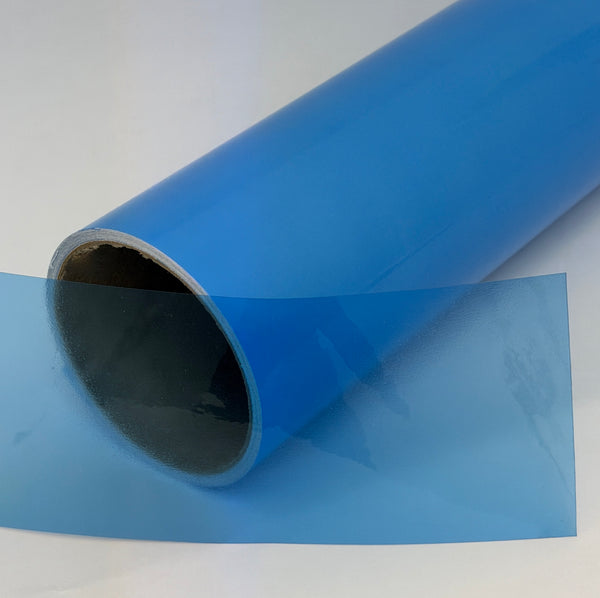 Transparent Sign Vinyl with Adhesive, choose your color and size, 24" and 12"  rolls