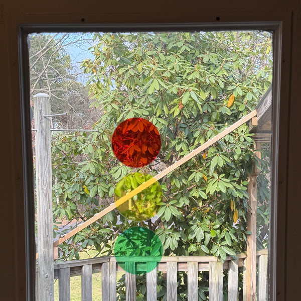 20 Colored Transparent Vinyl Sheets, 12" x 12", Adhesive Coated