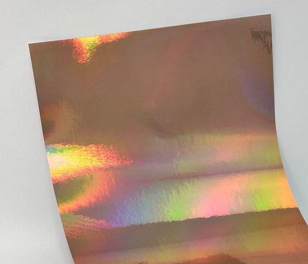 Oil Slick Rainbow Holographic Sign Vinyl, Choose Your Color and Size