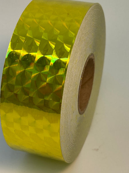 PRISM TAPE, Choose  Color and Size, Holographic 1/4" Mosaic, Iridescent Tape.