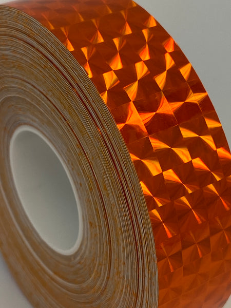PRISM TAPE, Choose  Color and Size, Holographic 1/4" Mosaic, Iridescent Tape.