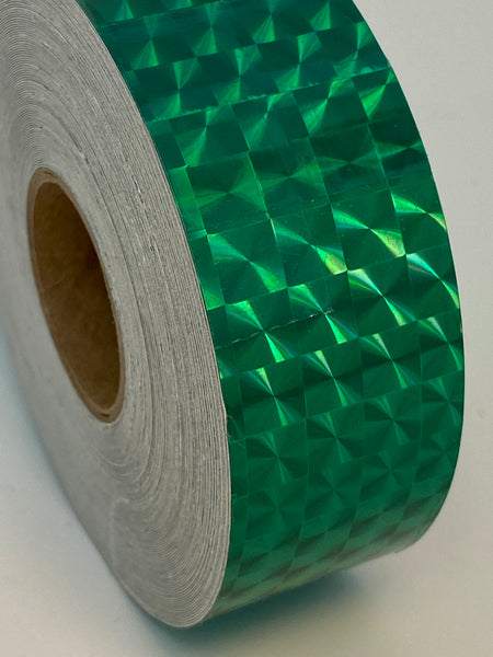 PRISM TAPE, Choose  Color and Size, Holographic 1/4" Mosaic, Iridescent Tape.