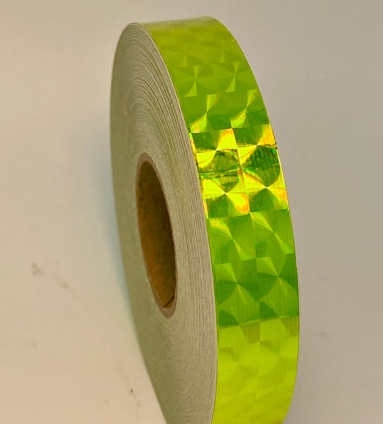 PRISM TAPE, Choose  Color and Size, Holographic 1/4" Mosaic, Iridescent Tape.