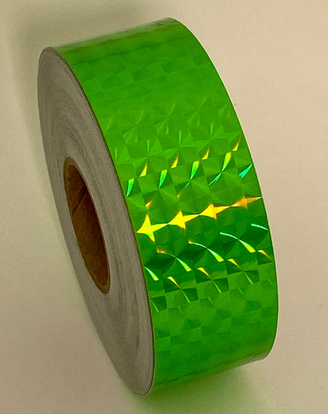 PRISM TAPE, Choose  Color and Size, Holographic 1/4" Mosaic, Iridescent Tape.