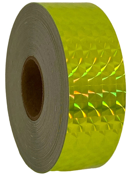 PRISM TAPE, Choose  Color and Size, Holographic 1/4" Mosaic, Iridescent Tape.