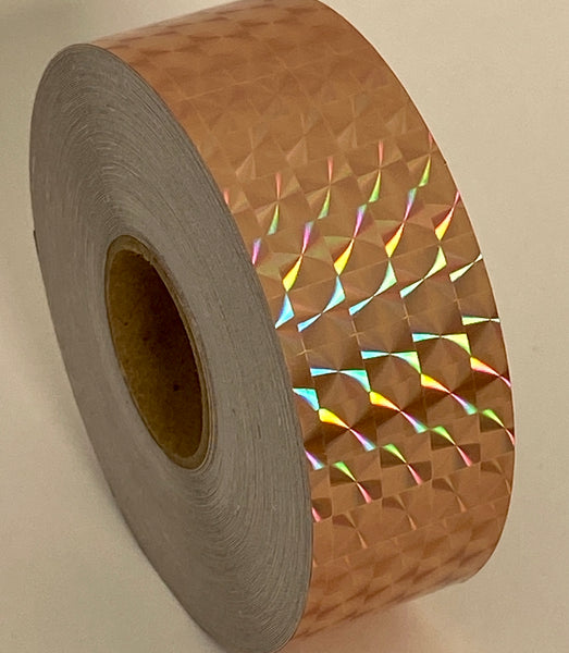 PRISM TAPE, Choose  Color and Size, Holographic 1/4" Mosaic, Iridescent Tape.