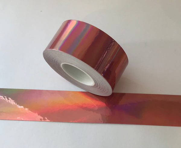 Surplus 1 inch x 150 feet Holographic Rainbow Oil Slick Tape