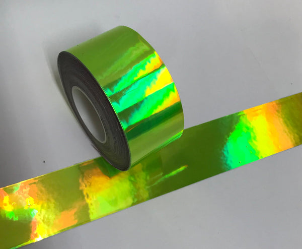 Surplus 1 inch x 150 feet Holographic Rainbow Oil Slick Tape