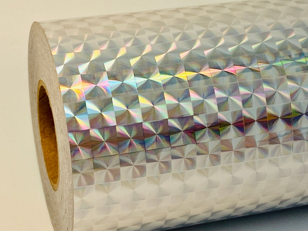  Roll of Prism Tape, Holographic 1/4'' Mosaic (1 1/2