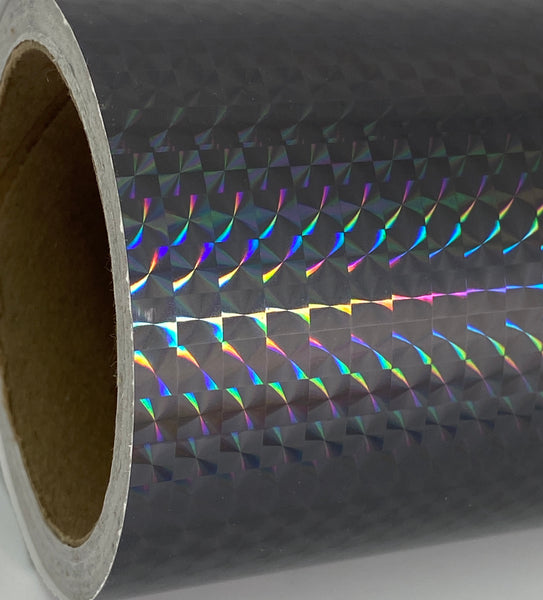 PRISM Holographic Sign Vinyl, 1/4" Mosaic,  Pick Color and Size,  12 and 24 inch wide rolls