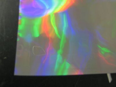 Rainbow Oil Slick Transparent Holographic OVERLAY, Wide Lamination Gra –  Paper Street Plastics