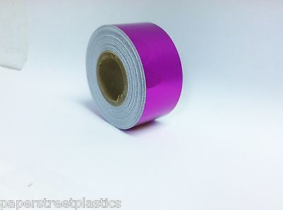 ANY 6 COLORS Chrome Look Vinyl Tape, 1/2 Inch x 25ft, Your Color Choice