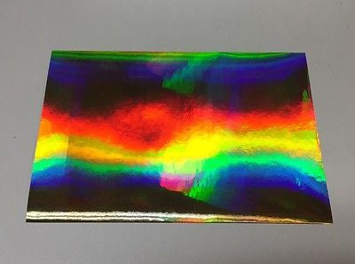 GOLD Overall / Oilslick / Rainbow/ Shimmer Sign Vinyl 12 inch x 10 feet