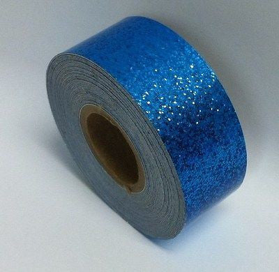 6 Rolls of Glitter Flake Vinyl Tape,  choose your color and sizes. Sparkle Tape