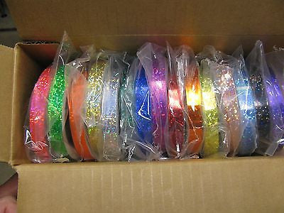 ANY 6 Color Glittering Tape 1/4 Inch x 25feet, Holographic Sequins Sparkle