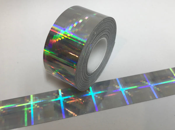 PLAID Holographic Tape, Choose Your Size and Color, Wild Iridescent ta –  Paper Street Plastics