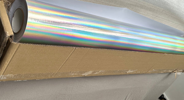 6 Chrome Look Metalized Vinyl Tapes 1 inch x 25 feet , Rainbow Colors –  Paper Street Plastics