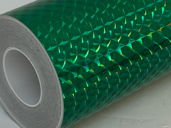 Wider Width Rolls of Prism Tape, Holographic 1/4" Mosaic, Iridescent Tape.