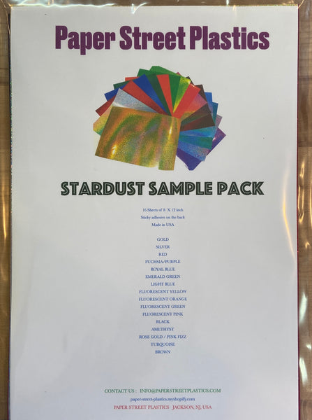 ALL 10 Sample Packs 8" x 12" sheets chromes, glittering