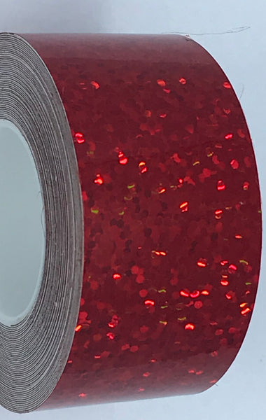 Any 6 color Sparkle Glittering Vinyl Tapes, 1 Inch x 25 feet Each, Holographic
