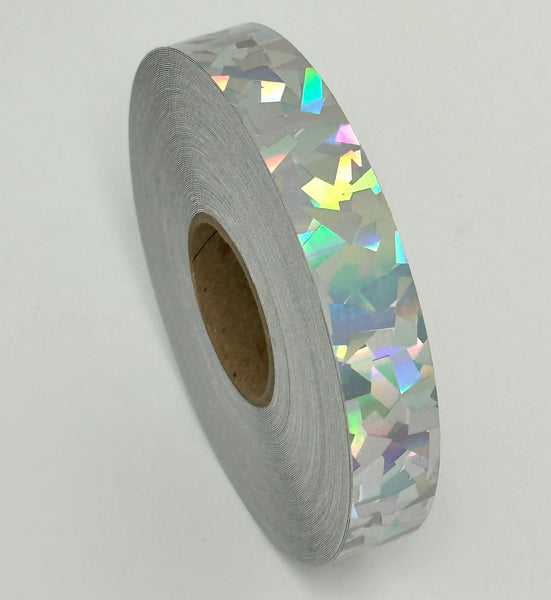 HoloCrystal Tape, choose your color and size, 50 foot rolls of Holographic Tape